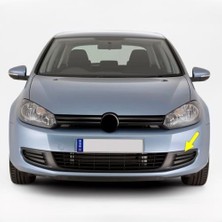 Toptan Budur Ön Tampon Sol Sis Farı Izgarası Sissiz 5K0853665A Vw Golf 6 ile Uyumlu 2009-2012