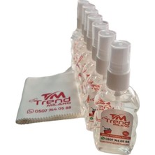 Toptan Budur Trendmilano 7 Adet Antistatik Sprey ve 7 Adet Mikrofiber Gözlük Bezi