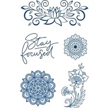 Toptan Budur Çiçekli Mandala Desenli 18X11 Cm, 1 Ay Kalıcı Yapıştırma Dövmesi