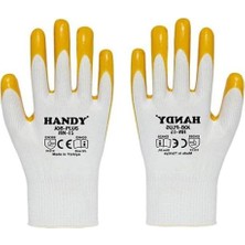 Toptan Budur BADEM10 Hn-15 Nitril Kaplama Iş Eldiveni Sanayi Inşaat Usta Eldiven 10/xl (12 Çift)