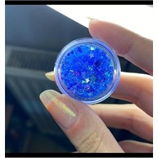 Toptan Budur Mavi Jel Glitter, SERASHINEGOZFARI187