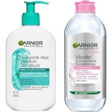 Toptan Budur Hyaluronik Aloe Nemlendiren ve Yatıştıran Temizleyici 250 ml ve Micellar Kusursuz Makyaj Temizlem
