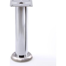 Toptan Budur Metal 15 cm Gümüş Dayanıklı Tablalı Krom Mobilya Ayağı Modern Koltuk Kanepe Tv Ünite Ayağ�