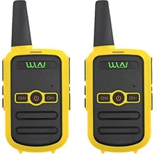 Toptan Budur KD-C51 16 Kanallı Sarı Kasa El Telsizi