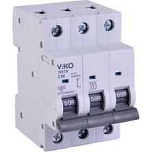 Toptan Budur 10VTB-3C50 Otomatik Sigorta 10KA C Tipi 3 Kutup 50A