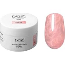 Toptan Budur Runail Modelleme Uv Jeli; Inci Efektli (Buılder Uv Gel Pearl), 15 G, No: 9509 Simli