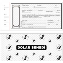 Toptan Budur Senet Karnesi (1.koçan; 50YAPRAK) (Dolar/$)