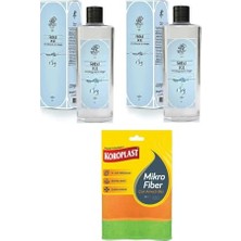 Toptan Budur Ice Kolonya, 2 x 250 Ml, Çok Amaçlı Mikrofiber Bez Hediyeli