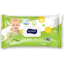 Toptan Budur Aloe Vera Kapaklı Islak Havlu, 90'lı