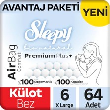 Toptan Budur Bio Natural Premium Plus Airbag Comfort Avantaj Paketi Külot Bez 6 Numara Xlarge 64 Adet