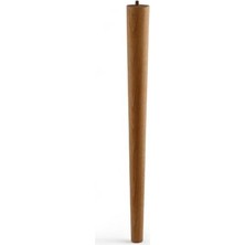 Toptan Budur 50 cm Kahverengi Ahşap Modern Tasarım Boyalı Silindir Sehpa ve Masa Ayağı Ayakları Aksesuarlar