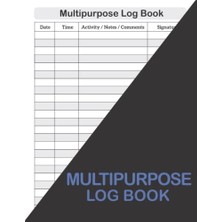 Toptan Budur Multipurpose Log Book: Daily Multipurpose Record Book Note A4 | Communication Management Logbook | T