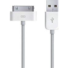 Toptan Budur iPhone 4/s Hızlı Data ve Şarj&şarj Kablosu, Beyaz