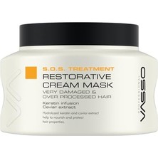 Toptan Budur Saç Maskesi, Aşırı Yıpranmış Saçlar, Keratinli Acil Kurtarma, S.o.s Treatment 525 ml