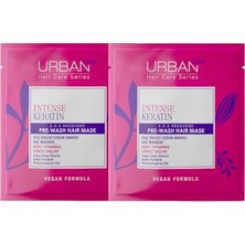 Toptan Budur Aşırı Yıpranmış, Cansız Saçlar Için Duş Öncesi Maske 2X50 ml Vegan