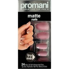 Toptan Budur Şeker Pembe Mat Takma Tırnak Kiti PR-5019