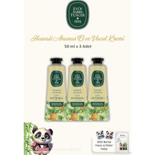 Toptan Budur El ve Vücut Kremi 3'lü Havaii Ananas 50 ml ve Rosıe Pamuk