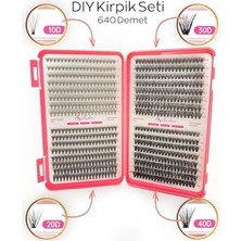 Toptan Budur 640 Hazır Demet Dıy Kirpik, 10D-40D Yoğunluk Seçeneği