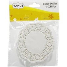Toptan Budur Bardak, Kağıt Altlığı Seti - 50'li Paket - Dantel Tasarımlı