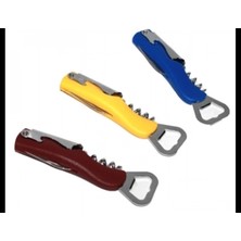 Hace Bazaar Çok Amaçlı ve Kullanışlı Metal Tirbişon - Açacak 4 Fonksiyonlu