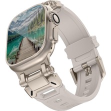 Str Store Watch 45MM 44MM 42MM 49MM Uyumlu Kordon Hiron Premium Metal Aparatlı Kopma Karşıtı Kordon Spor Rahatsız Etmeyen Apple Watch Ultra 2/1 9 8 Se 7 6 5 4 3 2 1 Serisi Uyumlu Kordon
