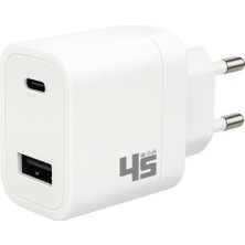 Str Store 45W Gan Type-C + Usb-A Sarj Adaptörü