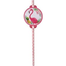 Universal Benim Marifetlerim - Flamingo Karton Pipet 6 Adet