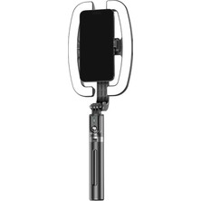 Str Store BLV32 1.38M Rgb Ring Light LED Işıklı Selfie Çubuğu ve Tripod - Bluetooth Uzaktan Kumandalı (BLV32)