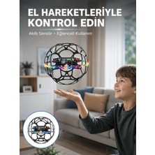 Str Store LED Işıklı Futbol Topu Mini Drone Akıllı Sensörlü El Kontrollü