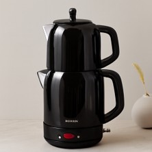 Universal Elektrikli Çay Makinesi 2'si1 Çaycı & Kettle 1.7l/1.2l Çelik 2200W