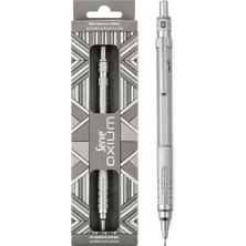 Serve Axium 0.7 mm Mekanik Kurşun Kalem Alüminyum Gövde Metalik Gri SV-AXIUM07MGRI