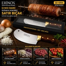 Str Store 2 No Sarı Soğan - Kokoreç Zırh Satır Bıçak Dövme Paslanmaz Çelik