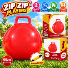 Str Store 7080 Sarı Kırmızı Zıp Zıp Top
