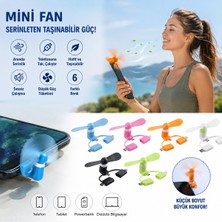 Zenviaa Mini Telefon Fanı - Lightning ve USB Type-C Uyumlu ZENVIAA365423