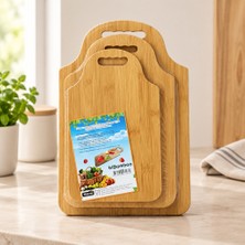 Zenviaa 3 Parça Bambu Kesim Panosu ZENVIAA365423
