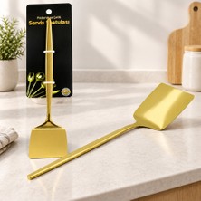 Zenviaa Altın Renk Metal Servis Spatula ZENVIAA365423