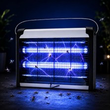 Str Store Elektrikli Sivrisinek Öldürücü Lamba 20W, 2X10W Uv Işıklı Uçan Haşere Tuzağı, Sessiz Çalışma, Askılı ve Masaüstü Kullanım, 220-240V, IP20 Iç Mekan Kullanımı | 20W KF-6020