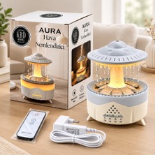 Zenviaa Kumandalı LED Yağmur Bulutu Hava Nemlendirici - Buhar & Koku Giderici ZENVIAA365423