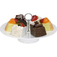 Str Store Gastronomi Teşhir Tepsisi Ayaklı YUVARLAK35 cm Pc
