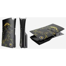 OEM Playstation 5 Slim CD Için Ghost Of Yotei Black Kapak Seti - Coverplate