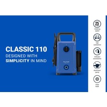 Str Store Classic Yüksek Basınçlı Yıkama Makinesi 110 Bar - Teraslar, Arabalar ve Dış Mekan Temizliği Için Kullanımı Kolay (1400 W)