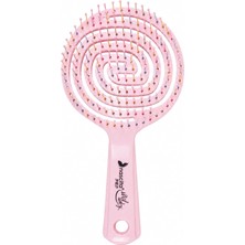 Str Store Pro 3D Flexi Kontrol Açma Tarama Saç Fırçası Pembe - 40
