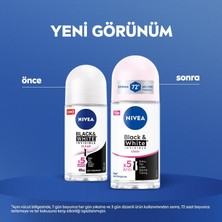 Str Store Kadın Roll On Deodorant Black & White Invisible Clear 72 Saat Anti-Perspirant Koruma (50 Ml)