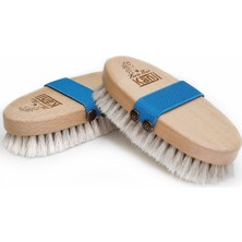 Str Store %100 Doğal At Kılı Masaj ve Kuru Fırçalama Için Mavi Kemerli Vücut Peeling Selülit Fırçası