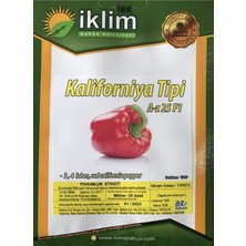 Karahasanoğlu Tarım A-Z Tohum Biber Tohumu A-Z 25 F1 Kalifornia Tipi Biber - 20 Adet Tohumluk