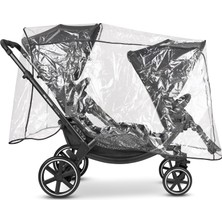 Str Store Ikiz Bebek Arabası Yağmurluk - Ikiz Bebek Arabası Yağmurluğu ( "zoom" ile Uyumlu)