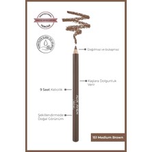 Str Store Uzun Süre Kalıcı, Belirginleştirici Şekillendirici Kahve Kaş Kalemi - Brow Liner 151 Medium Brown