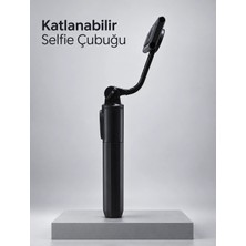 Mey Ithalat® Uzaktan Fotoğraf Çekimi Için Döndürülebilir Telefon Tutuculu Selfie Çubuğu