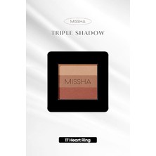 Str Store Yumuşak Dokulu, Dökülme Yapmayan 3 Renkli Göz Farı Triple Shadow No.17 (Heart Ring)