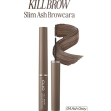 Str Store Ultra Ince Fırçalı, Yoğun Pigmentli Kaş Maskarası Kill Brow Slim Ash Browcara (04 Ash Gray)